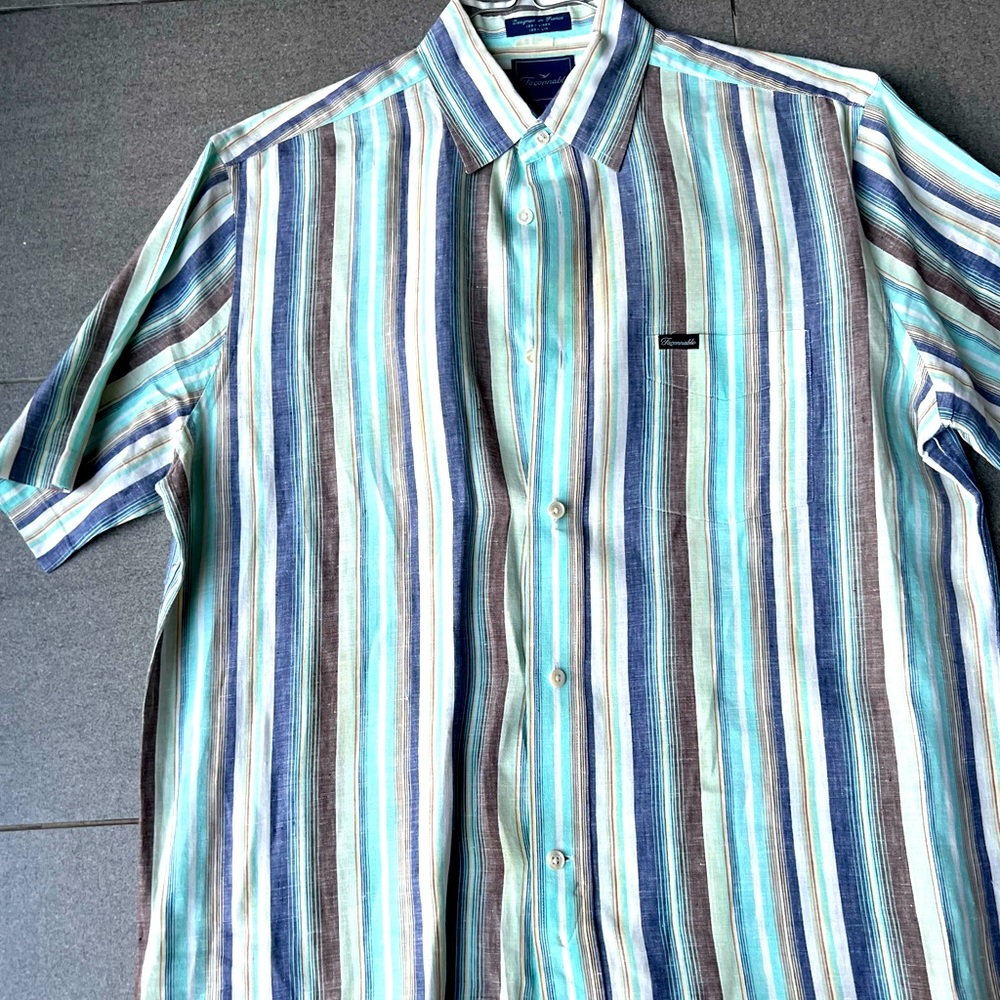 Faconnable men’s linen shirt. Size S